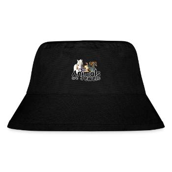 Animals Jewels Tiere Tier Tierschutz Geschenk - Stanley/Stella recycelter Bucket Hat - Schwarz - Vorne