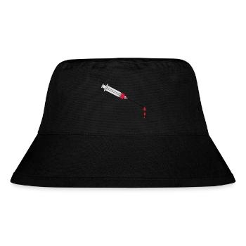 Blood Syringe - Stanley/Stella Recycled Bucket Hat - black - Front