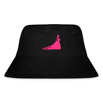 Bride - Stanley/Stella Recycled Bucket Hat - black - Front