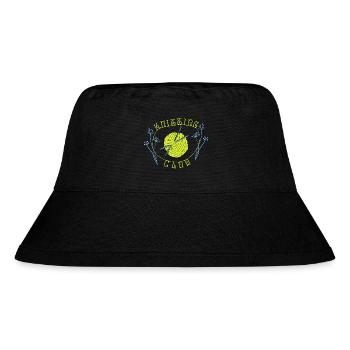 Knitting, Knitting Club, Knitting Club - Stanley/Stella Recycled Bucket Hat - black - Front