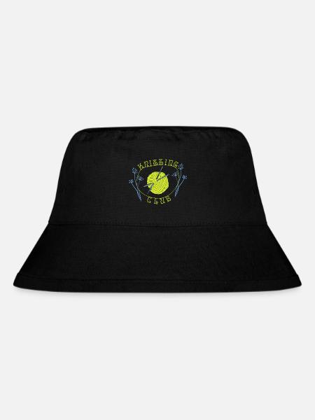 Knitting, Knitting Club, Knitting Club - Stanley/Stella Recycled Bucket Hat - black