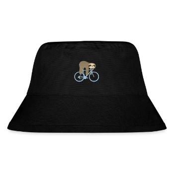 Sloth Bike - Stanley/Stella Recycled Bucket Hat - black - Front