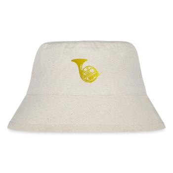 Horn - Stanley/Stella recycelter Bucket Hat - Naturweiß - Vorne