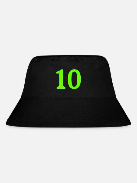 Anzahl 10 - Stanley/Stella recycelter Bucket Hat - Schwarz