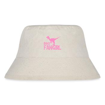 Dino Fangirl | Fille Fan de Dinosaures - Bob recyclé Stanley/Stella - blanc naturel - Devant
