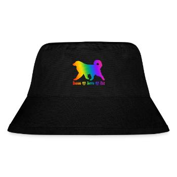 Pyrenean mountain dog, fully customizable as desired - Stanley/Stella Recycled Bucket Hat - black - Front