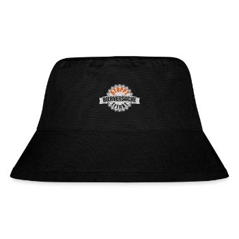 BIERVERSUCHE - Stanley/Stella recycelter Bucket Hat - Schwarz - Vorne