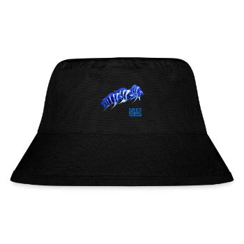 FRONTOSA BLUE ZAIRE - FRONTOSA-BUNTBARSCH-AQUARIANER - Stanley/Stella recycelter Bucket Hat - Schwarz - Vorne