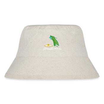 Spinat Humor mit Ei - Stanley/Stella recycelter Bucket Hat - Naturweiß - Vorne