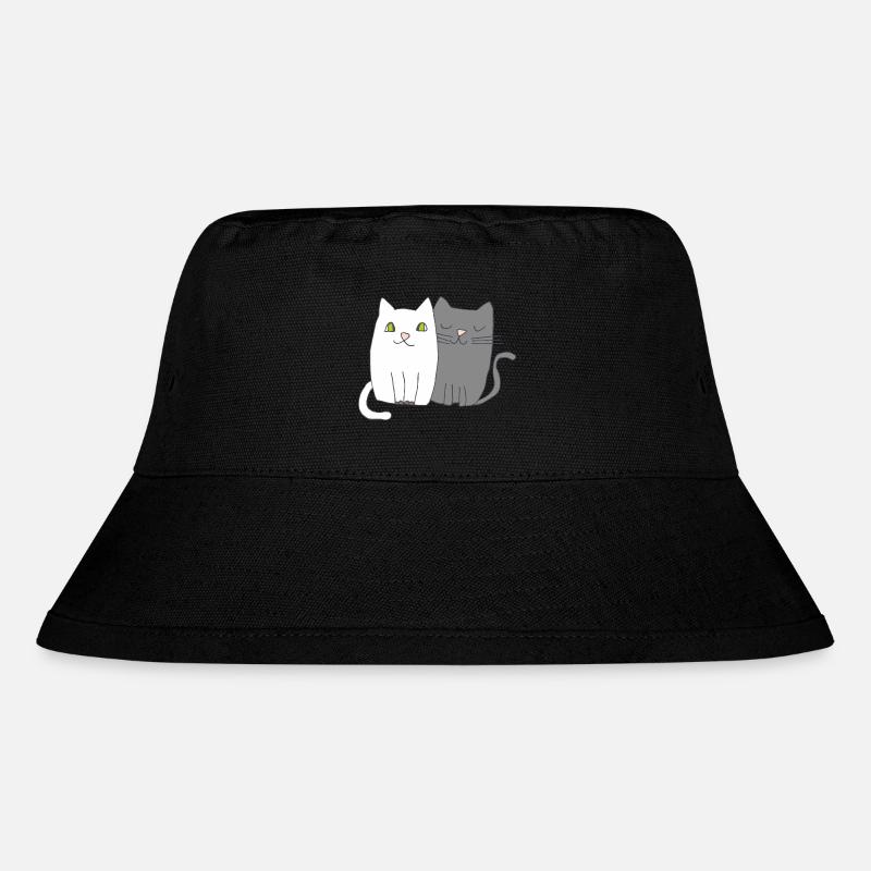 Chats Noir & Blanc - Bob recyclé Stanley/Stella - noir