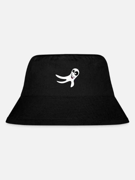 Gespenst - Stanley/Stella recycelter Bucket Hat - Schwarz