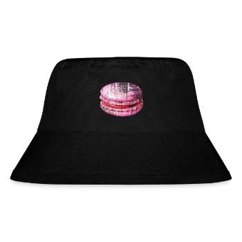 Pink Macaron - Stanley/Stella Recycled Bucket Hat - black - Front