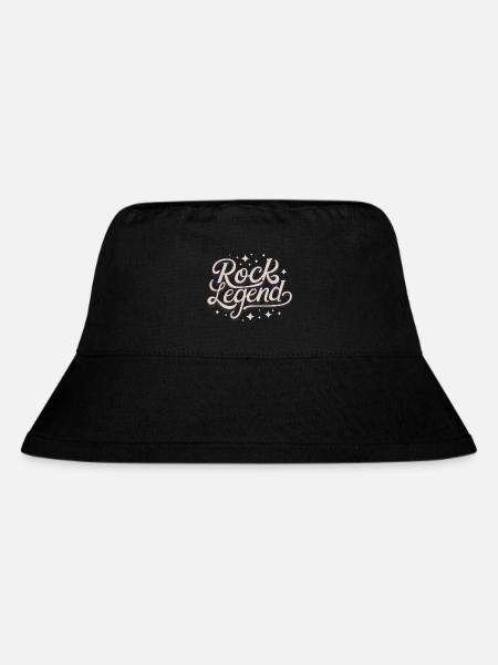 Rock Legend Rock And Roll Music Lovers - Stanley/Stella Recycled Bucket Hat - black