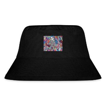 4 Original - Stanley/Stella recycelter Bucket Hat - Schwarz - Vorne
