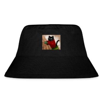 Chat en pull - Bob recyclé Stanley/Stella - noir - Devant