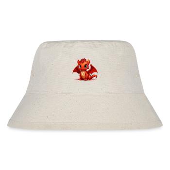 Little Red Dragon - Stanley/Stella Recycled Bucket Hat - natural - Front