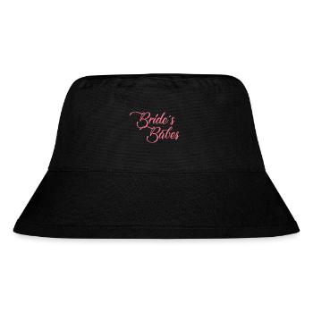 Bride´s Babes Braut Shirt JGA Junggesellenabschied - Stanley/Stella recycelter Bucket Hat - Schwarz - Vorne