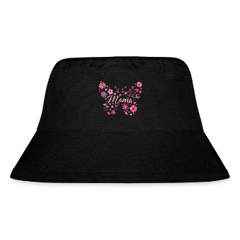 Mom Butterfly / Mother's Day - Stanley/Stella Recycled Bucket Hat - black - Front