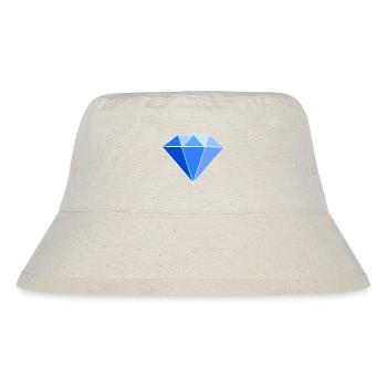 Gemstones: Sapphire Drawing / Symbol. Jewel. - Stanley/Stella Recycled Bucket Hat - natural - Front