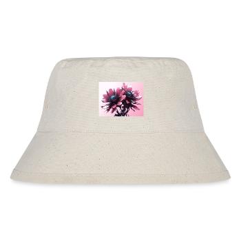 Cyberpunk-Blumen - Stanley/Stella recycelter Bucket Hat - Naturweiß - Vorne