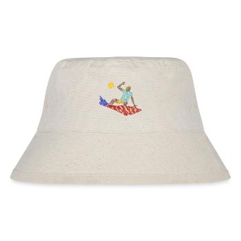 Surfer-Labyrinth - Stanley/Stella recycelter Bucket Hat - Naturweiß - Vorne