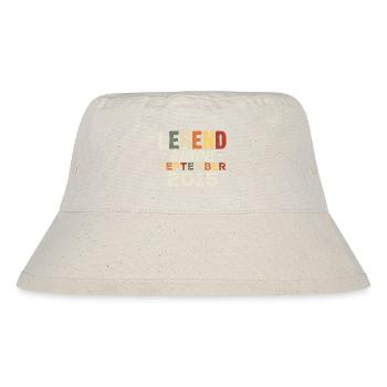 Legendär seit September 2015 Geburtstag September - Stanley/Stella recycelter Bucket Hat - Naturweiß - Vorne