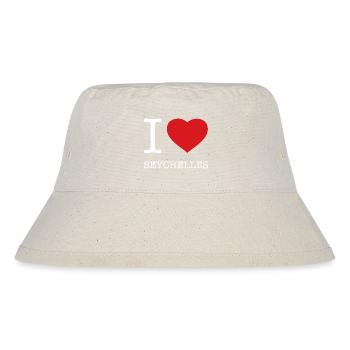 J’AIME LES SEYCHELLES Seychellen - Bob recyclé Stanley/Stella - blanc naturel - Devant