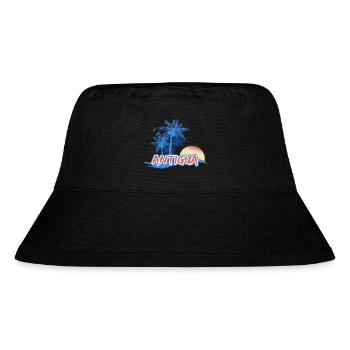 Antigua Beach - Stanley/Stella Recycled Bucket Hat - black - Front