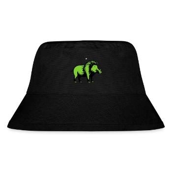 Wild Boar Animal - Stanley/Stella Recycled Bucket Hat - black - Front