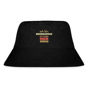 Media clerk - Stanley/Stella Recycled Bucket Hat - black - Front