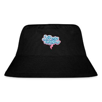 Forever Creating – Künstlerische Typografie - Stanley/Stella recycelter Bucket Hat - Schwarz - Vorne