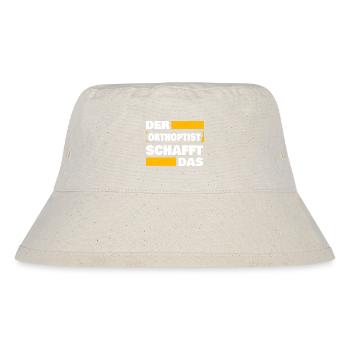 Orthoptist as work - Stanley/Stella Recycled Bucket Hat - natural - Front
