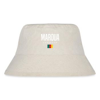 Maroua Cameroon Cameroonian - Stanley/Stella Recycled Bucket Hat - natural - Front