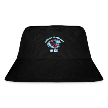 Faster than the police allow - Stanley/Stella Recycled Bucket Hat - black - Front
