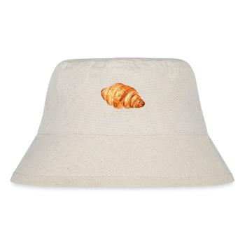 Cute Croissant Japanese Text Design - Stanley/Stella Recycled Bucket Hat - natural - Front