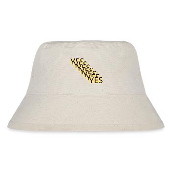 YES – Stufenstatement in Gold - Bob recyclé Stanley/Stella - blanc naturel - Devant