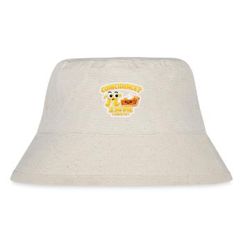 Pi Day Coincidence 3.14 Math Cake Design - Stanley/Stella Recycled Bucket Hat - natural - Front