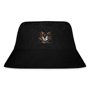 OUTDOOR HIKERS HIKE HIKING - Stanley/Stella Recycled Bucket Hat - black - Front