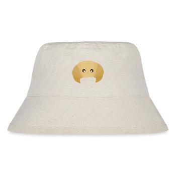 Kawaii-Croissant - Stanley/Stella recycelter Bucket Hat - Naturweiß - Vorne