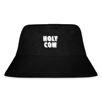 Holy Cow - - Stanley/Stella recycelter Bucket Hat - Schwarz - Vorne