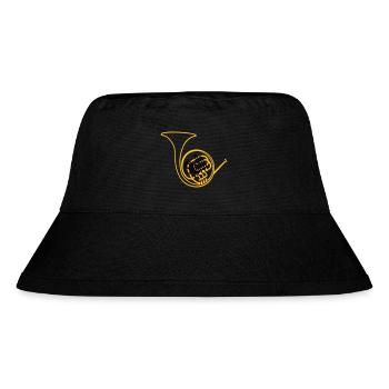 French Horn II - Stanley/Stella Recycled Bucket Hat - black - Front