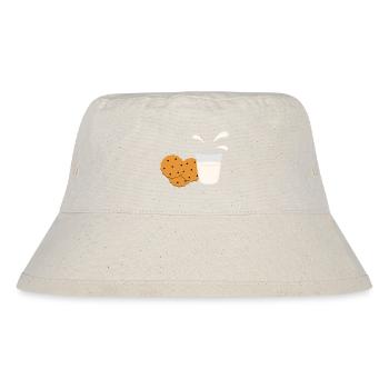 Biscuits with milk breakfast gift idea - Stanley/Stella Recycled Bucket Hat - natural - Front