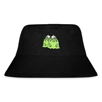 Team 2 friends couple glibber slime disgusting slime - Stanley/Stella Recycled Bucket Hat - black - Front