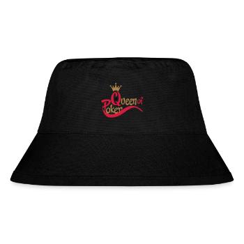poker - Stanley/Stella recycelter Bucket Hat - Schwarz - Vorne