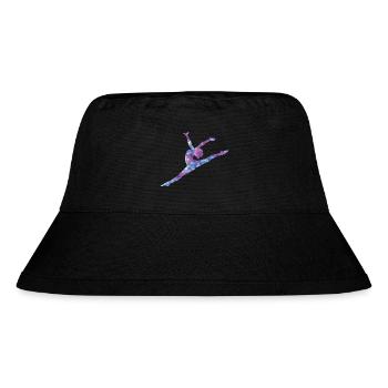 do gymnastics - Stanley/Stella Recycled Bucket Hat - black - Front