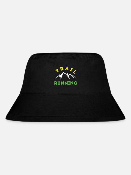 Trail Running - Stanley/Stella recycelter Bucket Hat - Schwarz