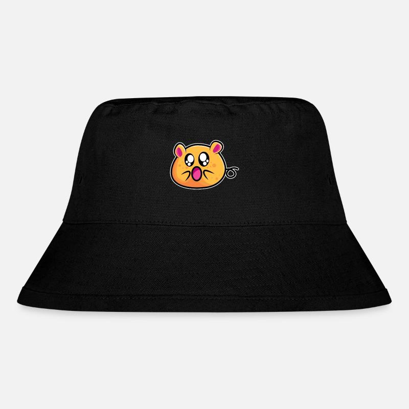 Lustige Maus - Stanley/Stella recycelter Bucket Hat - Schwarz