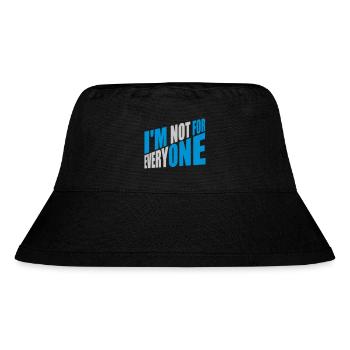 Im not for everyone - Stanley/Stella Recycled Bucket Hat - black - Front