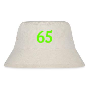 Number 65 - Stanley/Stella Recycled Bucket Hat - natural - Front