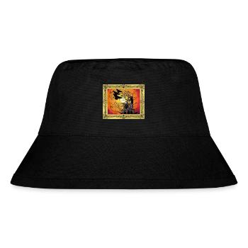 Middle Ages Castle Witching Hour Halloween Horror - Stanley/Stella Recycled Bucket Hat - black - Front